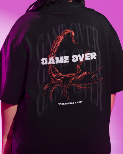 Game Over Oversized Tshirt